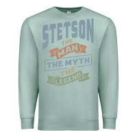 Seafoam Stetson Personalized Name Birthday Gift Premium Sweatshirt - artisFamous