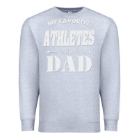 Heather Grey coach dad t shirt   sports lover gift Premium Sweatshirt - artisFamous