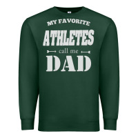 Sports Green coach dad t shirt   sports lover gift Premium Sweatshirt - artisFamous