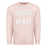 Pale Pink coach dad t shirt   sports lover gift Premium Sweatshirt - artisFamous