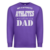 Purple coach dad t shirt   sports lover gift Premium Sweatshirt - artisFamous