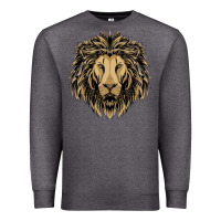 Charcoal Heather Lion t-shirt  designs Premium Sweatshirt - artisFamous