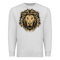 Dove Grey Lion t-shirt  designs Premium Sweatshirt - artisFamous
