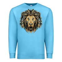 Ocean Blue Lion t-shirt  designs Premium Sweatshirt - artisFamous