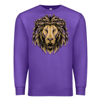 Purple Lion t-shirt  designs Premium Sweatshirt - artisFamous