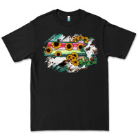 Black Massachusetts State Map Premium Tee - RanaPortraitStore