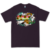 Plum Massachusetts State Map Premium Tee - RanaPortraitStore