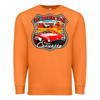 Carrot CLASSIC CARS ROUTE 66 Premium Sweatshirt - artisFamous