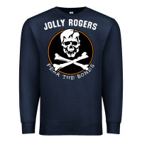 Navy fear the bones Premium Sweatshirt - artisFamous