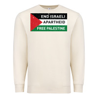 Sandshell end is.rae.li apartheid free pales  flag  t shirt Premium Sweatshirt - artisFamous