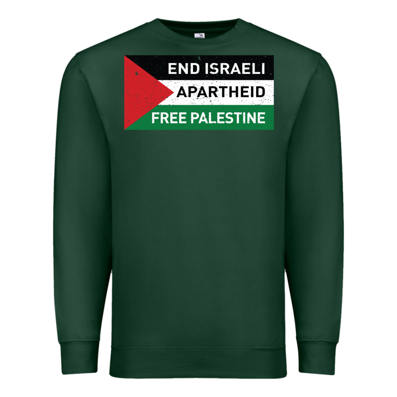 End Is.rae.li Apartheid Free Pales  Flag  T Shirt Premium Sweatshirt by artisFamous | Teevron