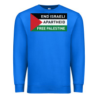 True Royal end is.rae.li apartheid free pales  flag  t shirt Premium Sweatshirt - artisFamous