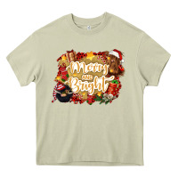 Mossy merry and bright Heavy Core Tee - CowGirlArtShop