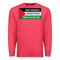 Cardinal end is.rae.li apartheid free pales  flag  t shirt Premium Sweatshirt - artisFamous