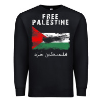 Black free jerusa.lem, ga.za, free palest . trending  shirt Premium Sweatshirt - artisFamous