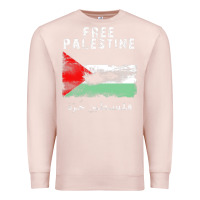 Pale Pink free jerusa.lem, ga.za, free palest . trending  shirt Premium Sweatshirt - artisFamous