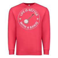 Cardinal Banjo Bluegrass Music Traditional Musician Funny Gift Premium Sweatshirt - artisFamous