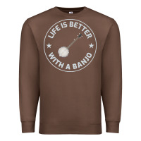 Chestnut Banjo Bluegrass Music Traditional Musician Funny Gift Premium Sweatshirt - artisFamous