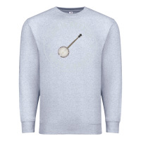 Heather Grey Banjo Bluegrass Music Traditional Musician Funny Gift Premium Sweatshirt - artisFamous