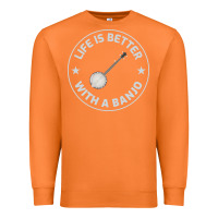 Carrot Banjo Bluegrass Music Traditional Musician Funny Gift Premium Sweatshirt - artisFamous