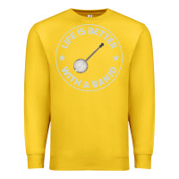 Lemon Banjo Bluegrass Music Traditional Musician Funny Gift Premium Sweatshirt - artisFamous