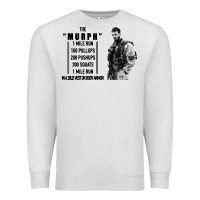 Oatmeal Heather the murph challenge Premium Sweatshirt - artisFamous