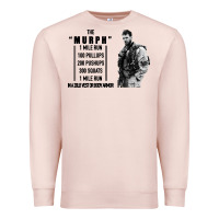Pale Pink the murph challenge Premium Sweatshirt - artisFamous