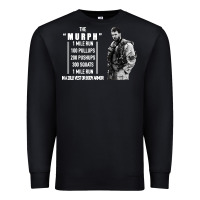 Black the murph challenge Premium Sweatshirt - artisFamous