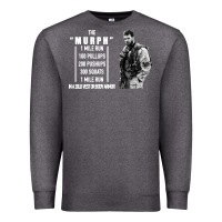 Charcoal Heather the murph challenge Premium Sweatshirt - artisFamous
