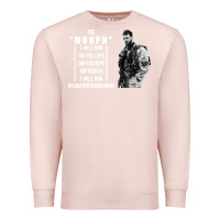 Pale Pink the murph challenge Premium Sweatshirt - artisFamous