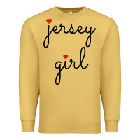 Antique Gold new jersey girl on the shore Premium Sweatshirt - artisFamous
