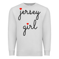 Dove Grey new jersey girl on the shore Premium Sweatshirt - artisFamous