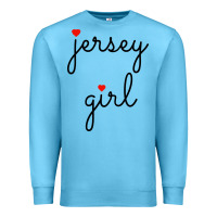 Ocean Blue new jersey girl on the shore Premium Sweatshirt - artisFamous