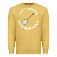 Antique Gold Banjo Bluegrass Music Traditional Musician Funny Gift Premium Sweatshirt - artisFamous