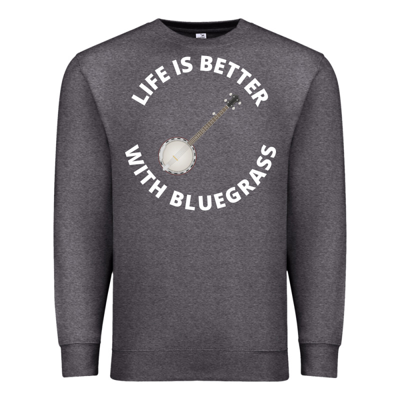 Banjo Bluegrass Music Traditional Musician Funny Gift Premium Sweatshirt by artisFamous | Teevron