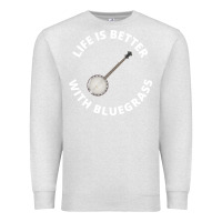 Oatmeal Heather Banjo Bluegrass Music Traditional Musician Funny Gift Premium Sweatshirt - artisFamous