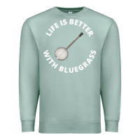 Seafoam Banjo Bluegrass Music Traditional Musician Funny Gift Premium Sweatshirt - artisFamous