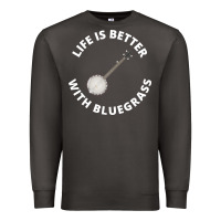 Smoke Banjo Bluegrass Music Traditional Musician Funny Gift Premium Sweatshirt - artisFamous
