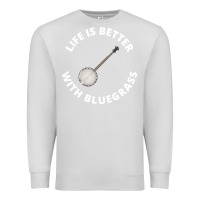 Dove Grey Banjo Bluegrass Music Traditional Musician Funny Gift Premium Sweatshirt - artisFamous