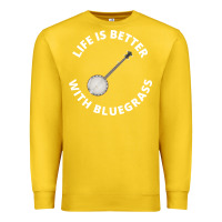 Lemon Banjo Bluegrass Music Traditional Musician Funny Gift Premium Sweatshirt - artisFamous