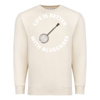 Sandshell Banjo Bluegrass Music Traditional Musician Funny Gift Premium Sweatshirt - artisFamous