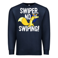 Navy swiper no swiping Premium Sweatshirt - artisFamous
