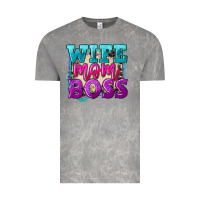 Wife Mom Boss Vintage Tee | Teevron