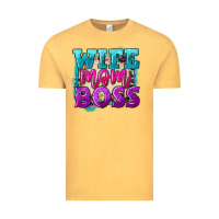 Vintage Mustard wife mom boss Vintage Tee - FaDigitalArtStudio