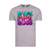 Vintage Zinc wife mom boss Vintage Tee - FaDigitalArtStudio