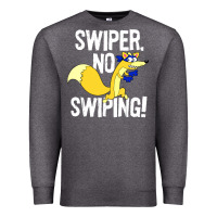 Charcoal Heather swiper no swiping Premium Sweatshirt - artisFamous