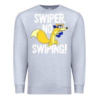 Heather Grey swiper no swiping Premium Sweatshirt - artisFamous