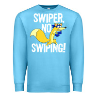Ocean Blue swiper no swiping Premium Sweatshirt - artisFamous
