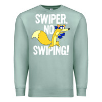 Seafoam swiper no swiping Premium Sweatshirt - artisFamous