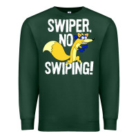 Sports Green swiper no swiping Premium Sweatshirt - artisFamous